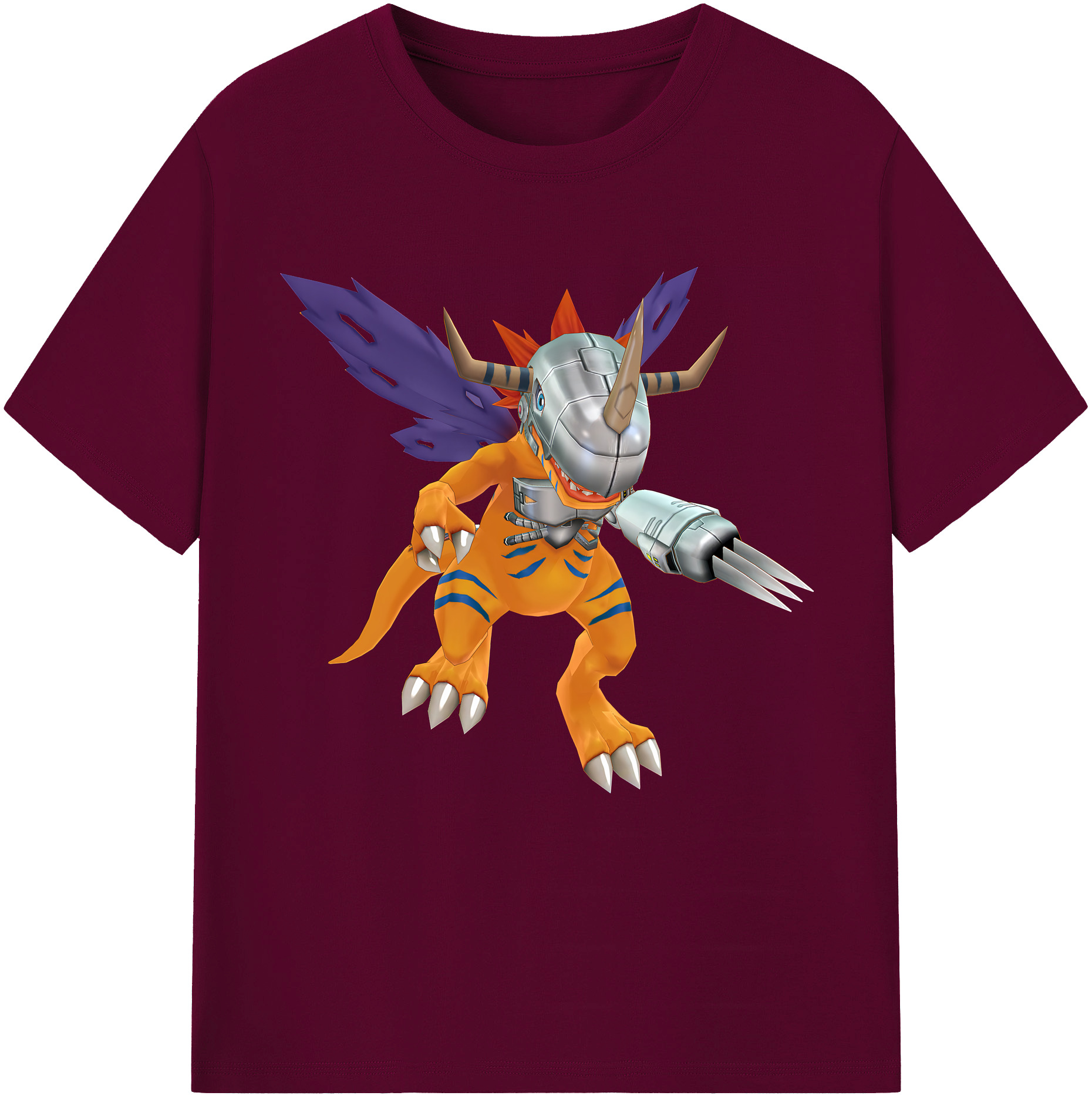 （画像用） Digimon デジタルモンスター/デジモン レディースカジュアルプリントTシャツ（綿100％）